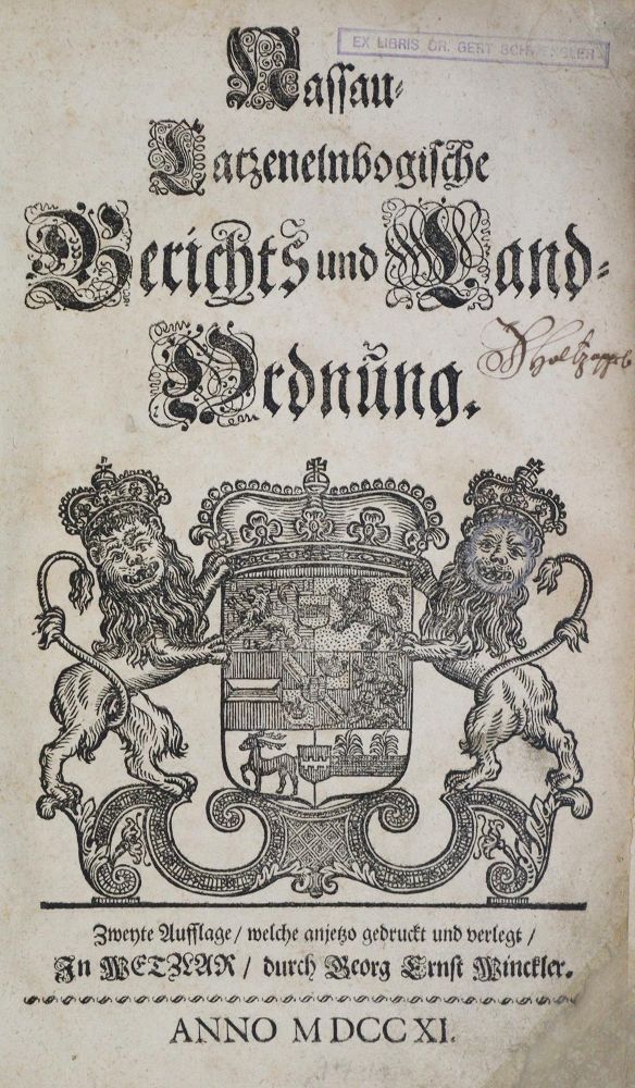 Große Abbildung Nr.1: 134-1773 Nassau-Catzenelnbogische: (Deutschland, Nassau)