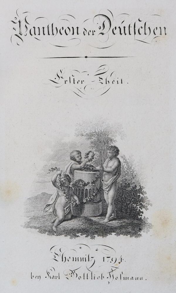 Große Abbildung Nr.2: 134-1781 Pantheon der Deutschen.: (Deutschland)