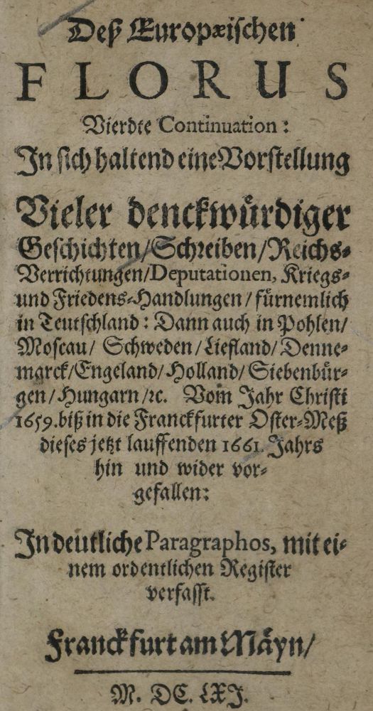 Große Abbildung Nr.1: 134-1782 (Pastorius,J.A.).: (Deutschland)