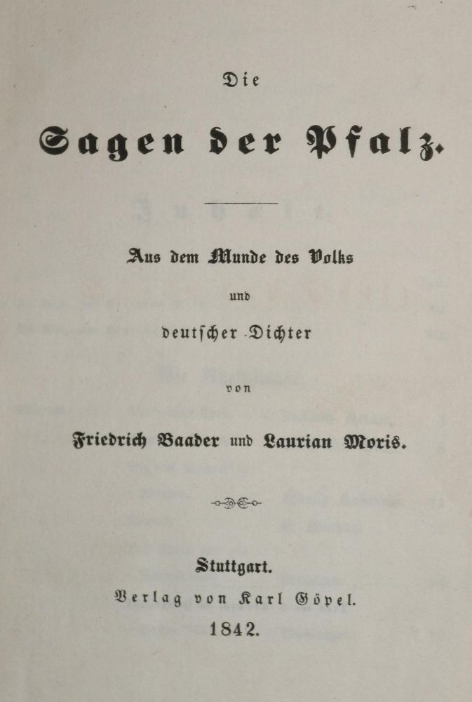 Große Abbildung Nr.1: 134-1784 Baader,F. u. L.Moris (d.i. H.Müller).: (Deutschland, Pfalz)