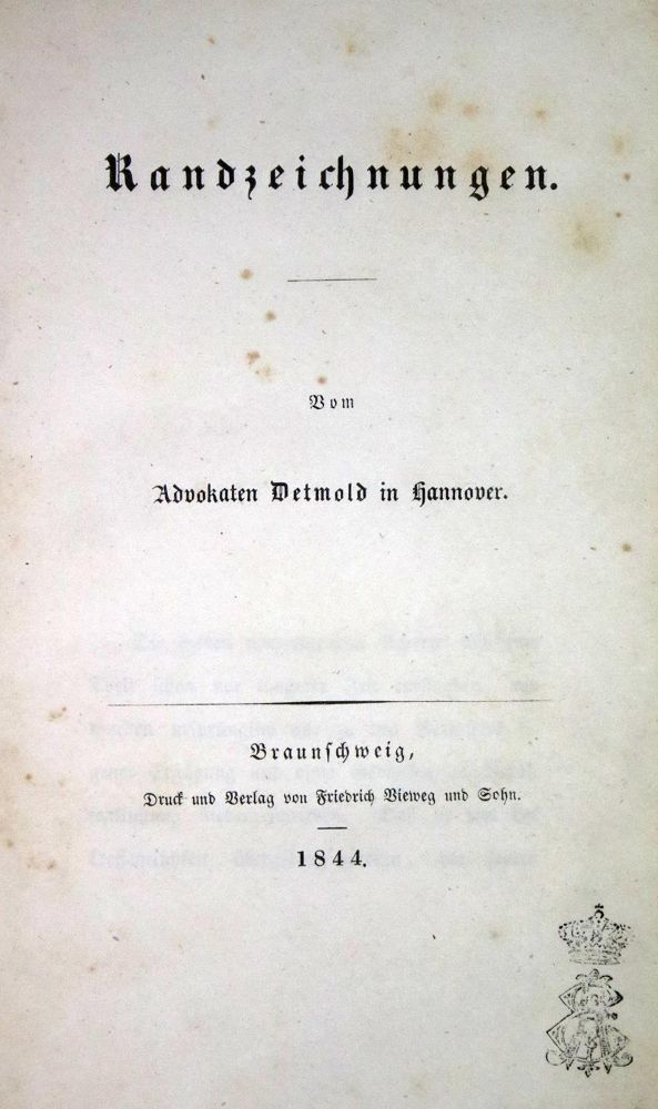 Große Abbildung Nr.1: 134-1797 Detmold,(J.H.).: (Deutschland, Revolution 1848/49 - Vormärz - Politik)