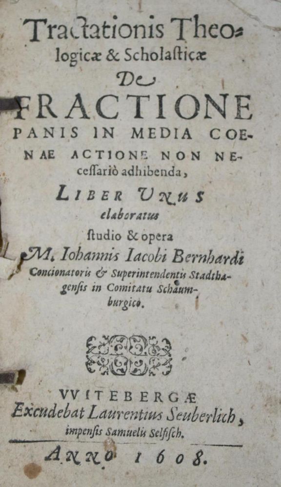 Große Abbildung Nr.1: 134-18 Bernhardi,J.J.: (Alte Drucke, Handschriften und Theologie)