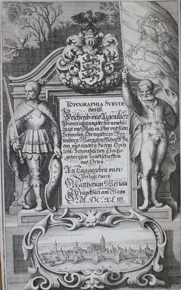 Große Abbildung Nr.1: 134-1817 (Zeiller,M.).: (Deutschland, Schwaben)