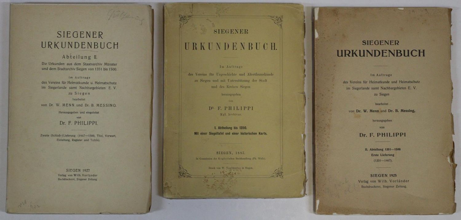 Große Abbildung Nr.2: 134-1819 Philippi,F. (Hrsg.).: (Deutschland, Siegen)