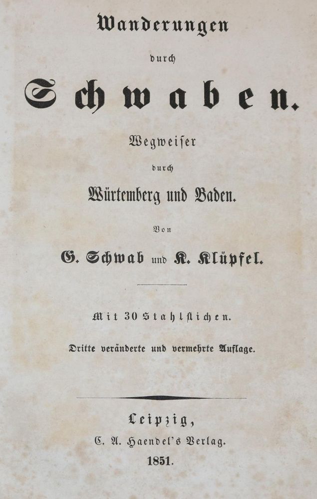 Große Abbildung Nr.1: 134-1824 Memminger,(J.D.G.).: (Deutschland, Stuttgart)