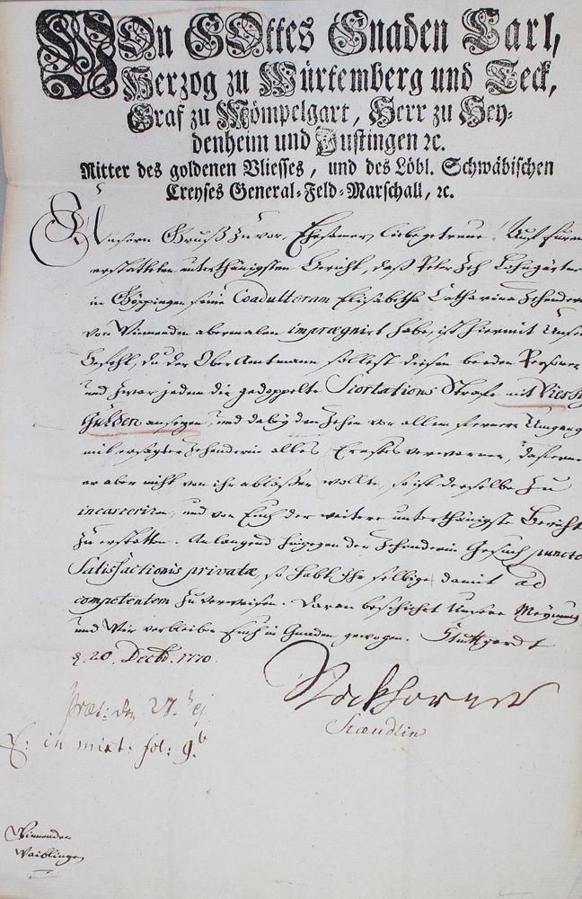 Große Abbildung Nr.2: 134-1837 Carl, Herzog zu Württemberg und Teck.: (Deutschland, Württemberg)