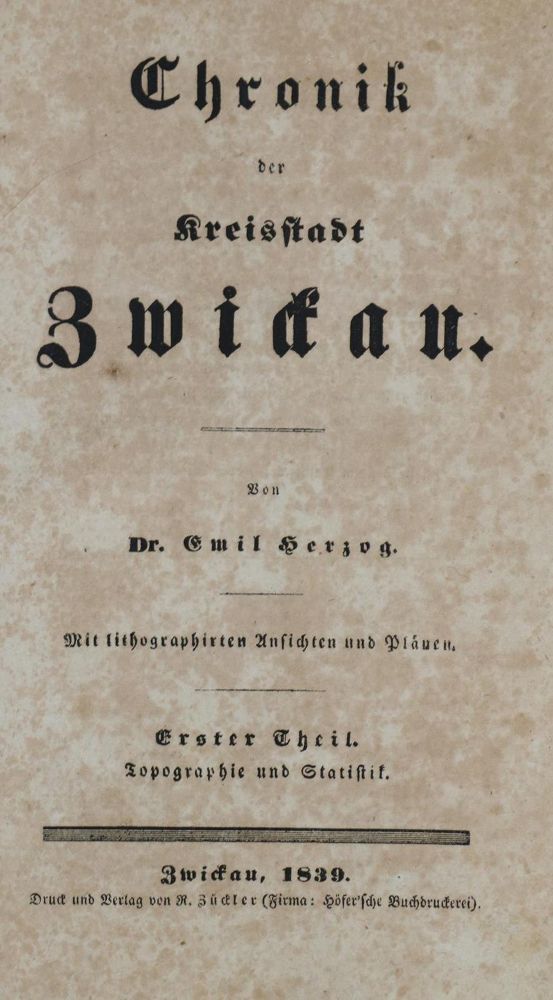 Große Abbildung Nr.1: 134-1842 Herzog,E.: (Deutschland, Zwickau)