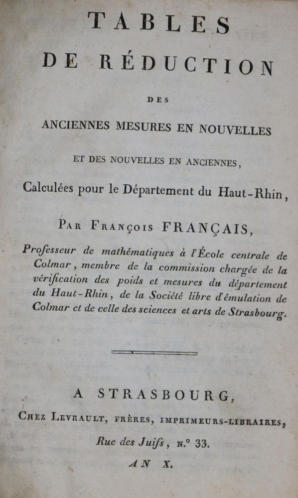 Große Abbildung Nr.1: 134-1851 Francais,F.: (Frankreich, Elsass)