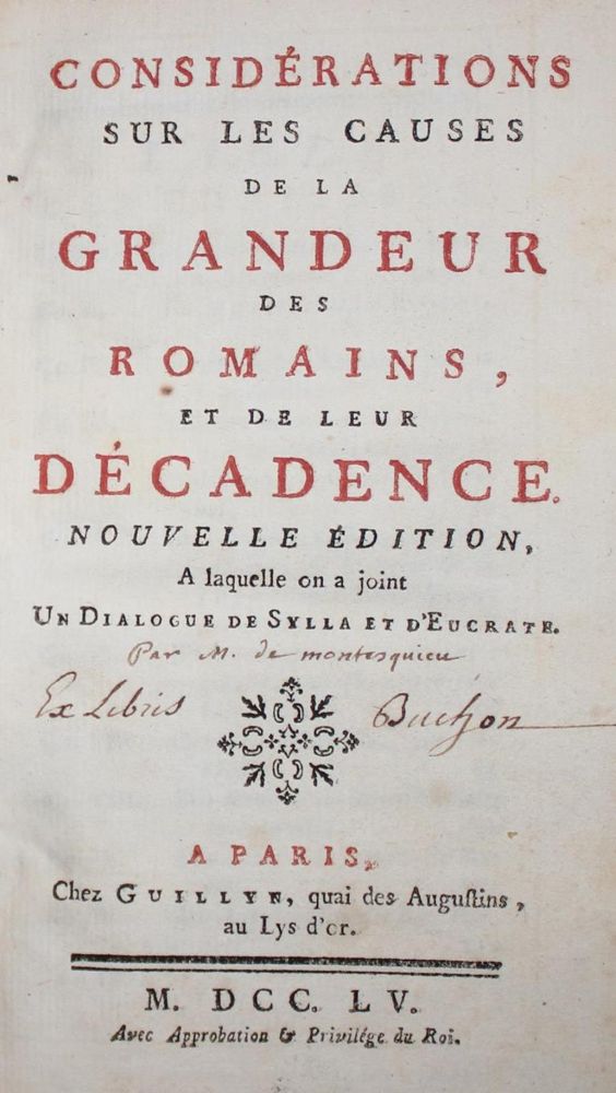 Große Abbildung Nr.0: 134-1863 (Montesquieu,C.).: (Frankreich)