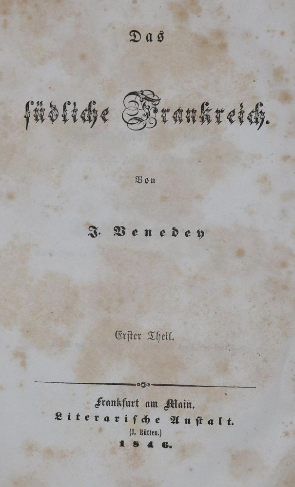 Große Abbildung Nr.1: 134-1876 Venedey,J.: (Frankreich)