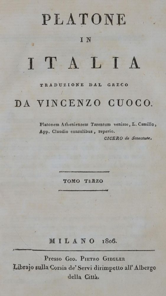 Große Abbildung Nr.3: 134-1880 (Cuoco,V.).: (Italien)