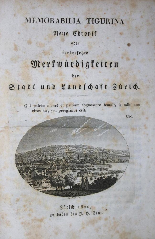 Große Abbildung Nr.1: 134-1915 Bluntschli,H.H.: (Schweiz)