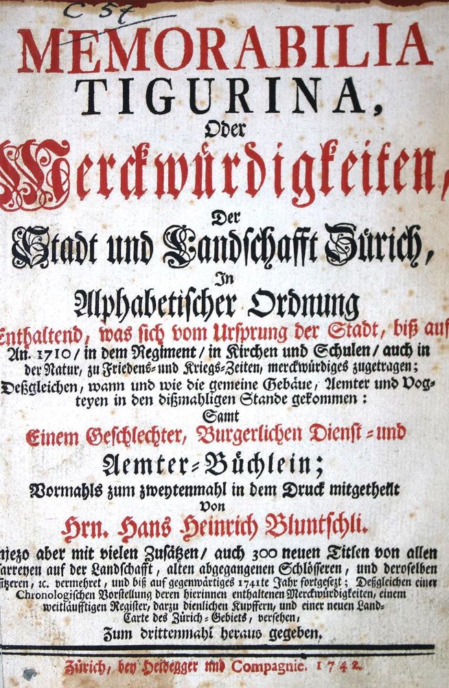 Große Abbildung Nr.2: 134-1915 Bluntschli,H.H.: (Schweiz)