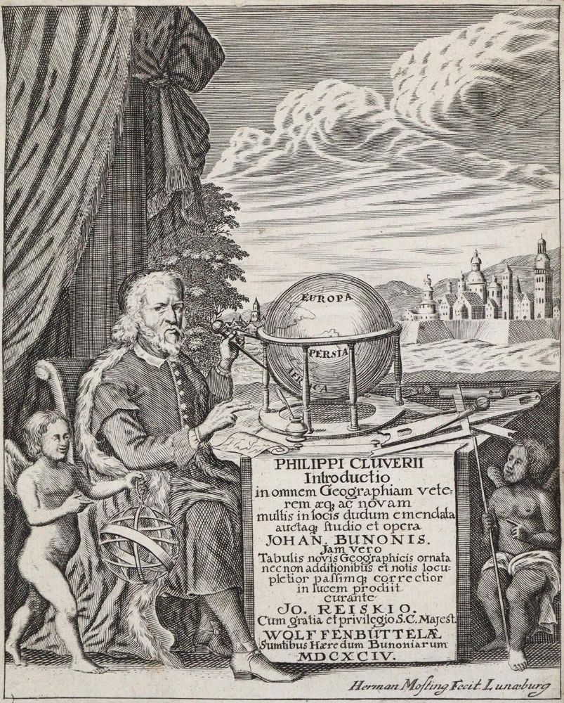 Große Abbildung Nr.1: 134-1947 Clüver,P.: (Verschiedene Länder - Geschichte, Atlanten)