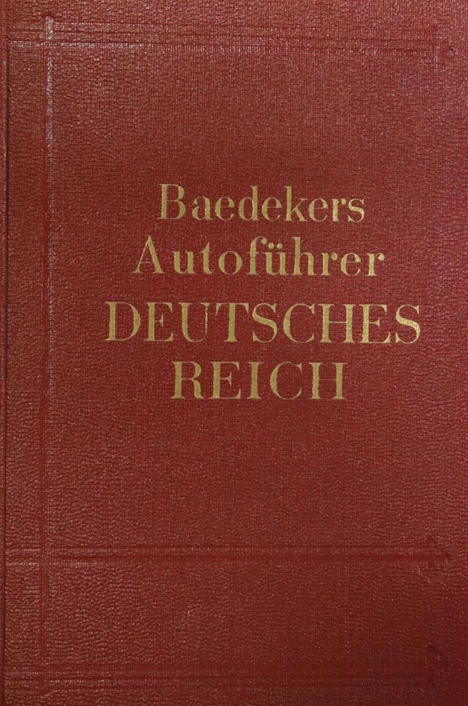 Große Abbildung Nr.1: 134-1956 Autoführer.: (Verschiedene Länder - Geschichte, Baedeker)