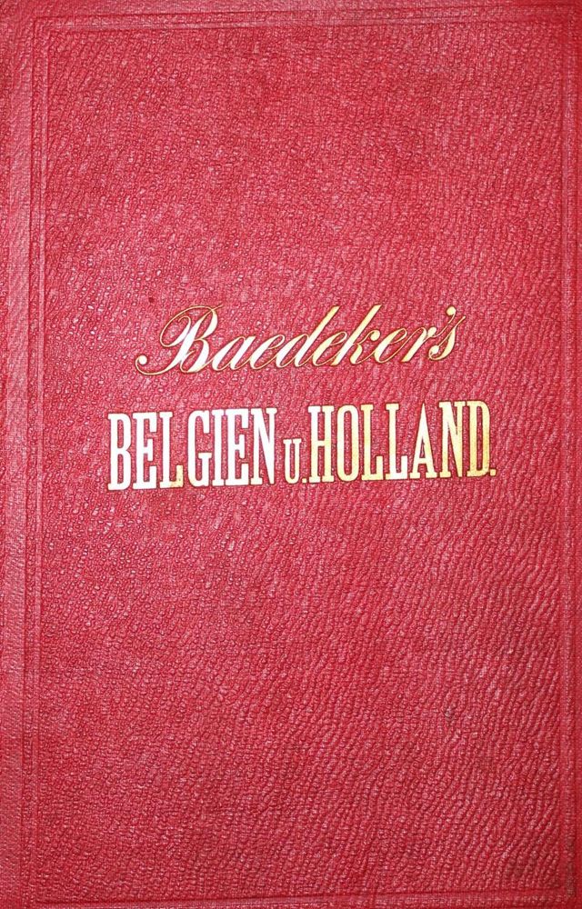 Große Abbildung Nr.1: 134-1957 Benelux.: (Verschiedene Länder - Geschichte, Baedeker)