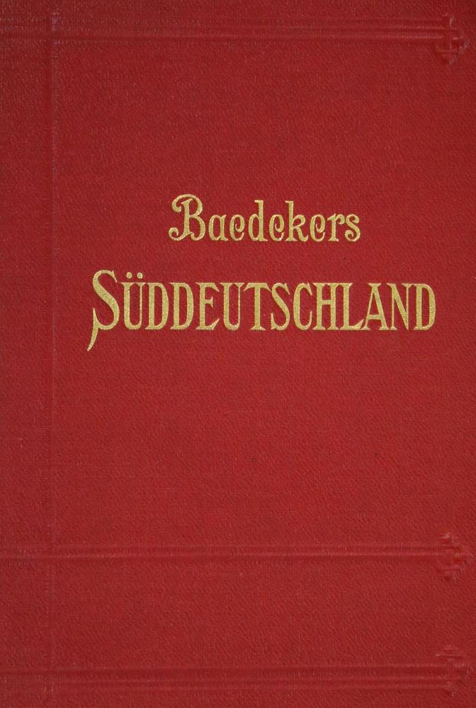 Große Abbildung Nr.1: 134-1961 Deutschland.: (Verschiedene Länder - Geschichte, Baedeker)