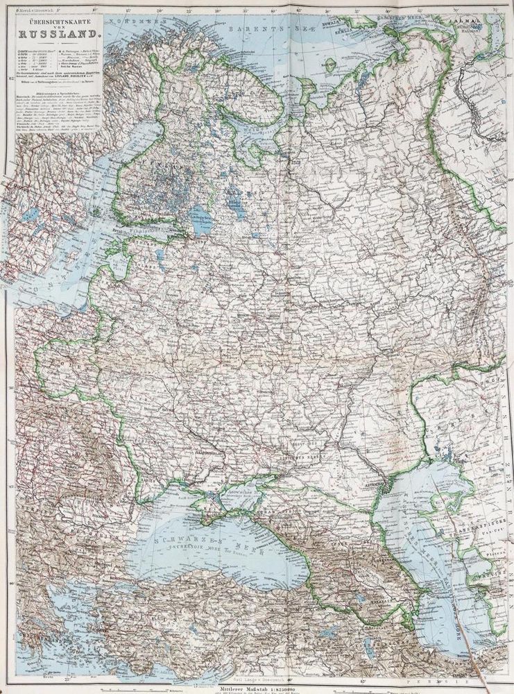 Große Abbildung Nr.1: 134-1971 Russland: (Verschiedene Länder - Geschichte, Baedeker)