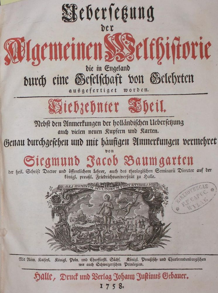 Große Abbildung Nr.1: 134-1983 Baumgarten,S.J.: (Verschiedene Länder - Geschichte)
