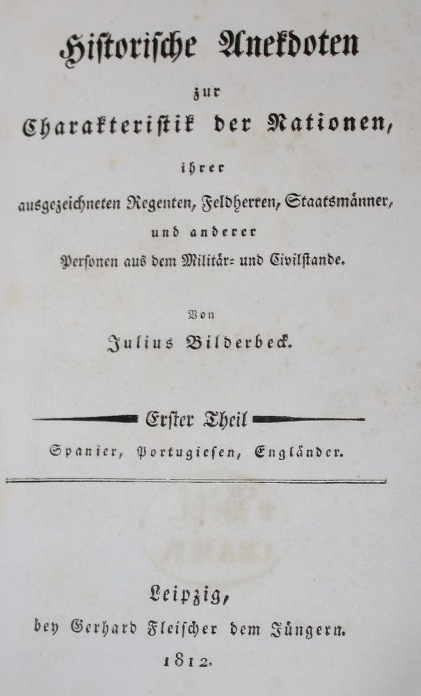 Große Abbildung Nr.1: 134-1989 Bilderbeck,J.: (Verschiedene Länder - Geschichte)