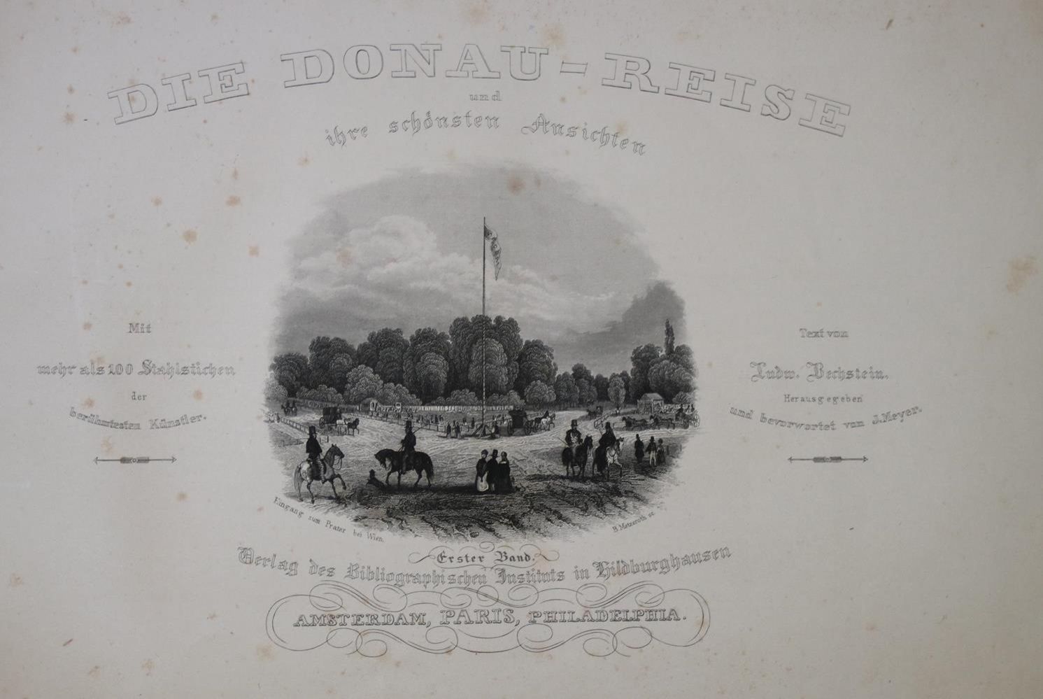 Große Abbildung Nr.1: 134-1995 Bechstein,L.: (Verschiedene Länder - Geschichte, Donau)