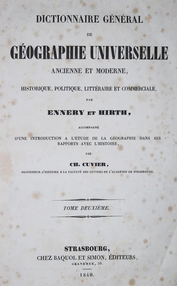 Große Abbildung Nr.2: 134-1997 Ennery,(J.) u. Hirth.: (Verschiedene Länder - Geschichte)