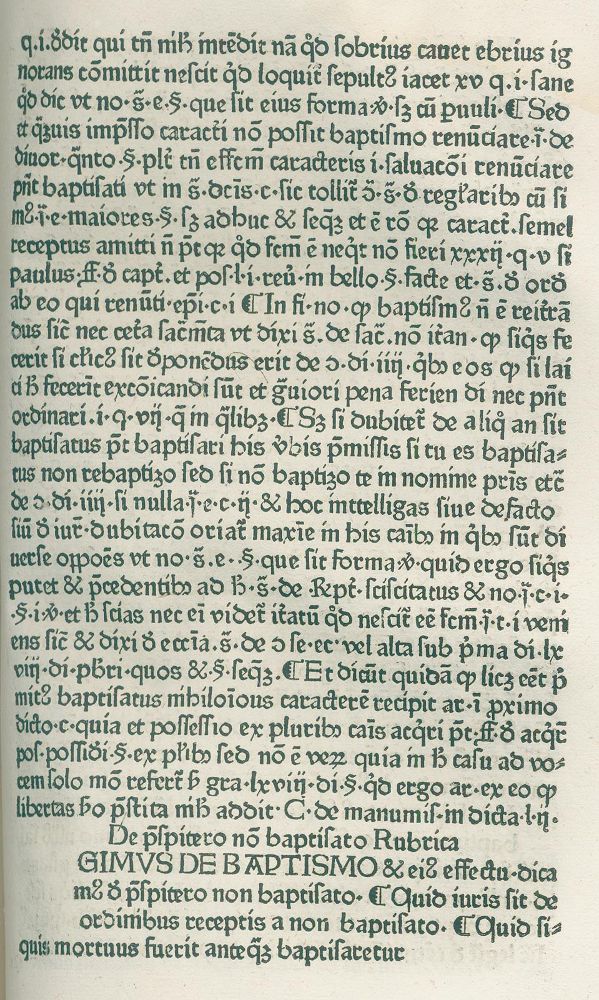 Große Abbildung Nr.2: 134-200 Henricus de Segusio, genannt Hostiensis.: (Inkunabeln)