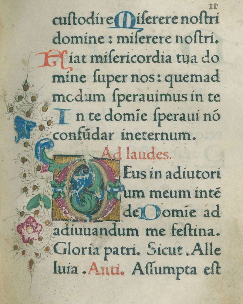 Große Abbildung Nr.2: 134-201 [Horae.: (Inkunabeln)