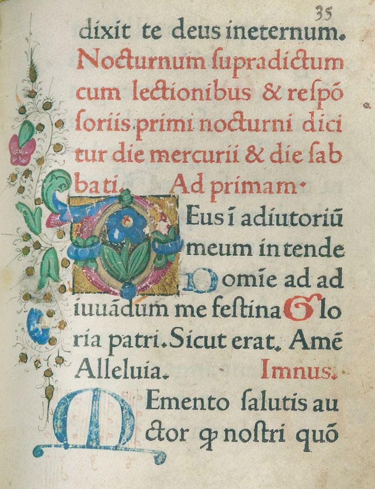 Große Abbildung Nr.3: 134-201 [Horae.: (Inkunabeln)