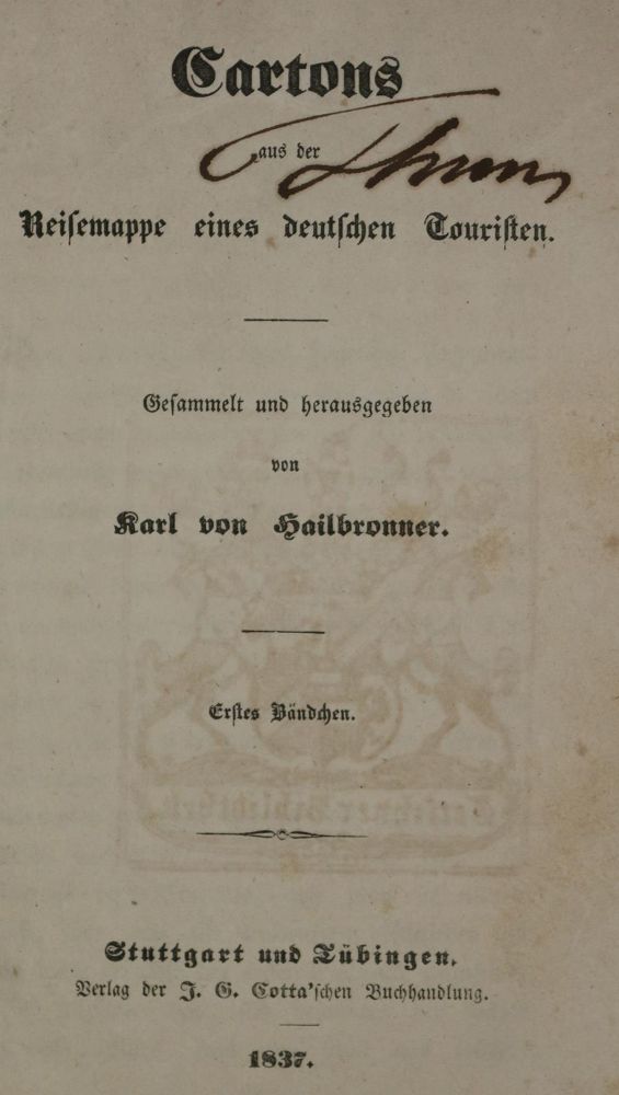 Große Abbildung Nr.1: 134-2018 Hailbronner,K.v.: (Verschiedene Länder - Geschichte)