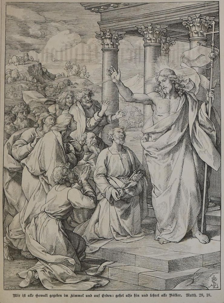 Große Abbildung Nr.1: 134-2034 Missionen, die katholischen.: (Verschiedene Länder - Geschichte)