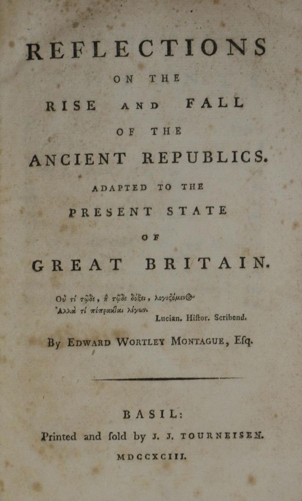 Große Abbildung Nr.1: 134-2035 Montague,E.W.: (Verschiedene Länder - Geschichte)