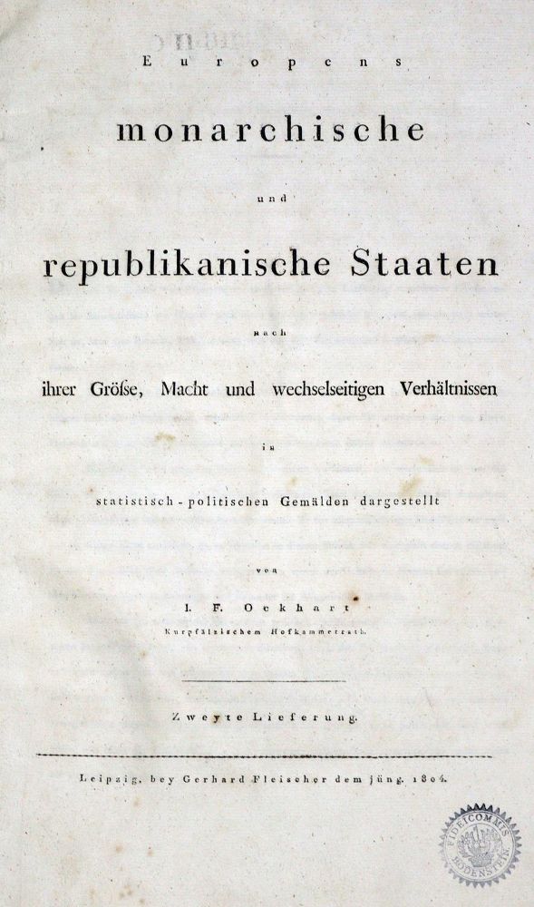 Große Abbildung Nr.2: 134-2037 Ockhart,I.F.: (Verschiedene Länder - Geschichte)