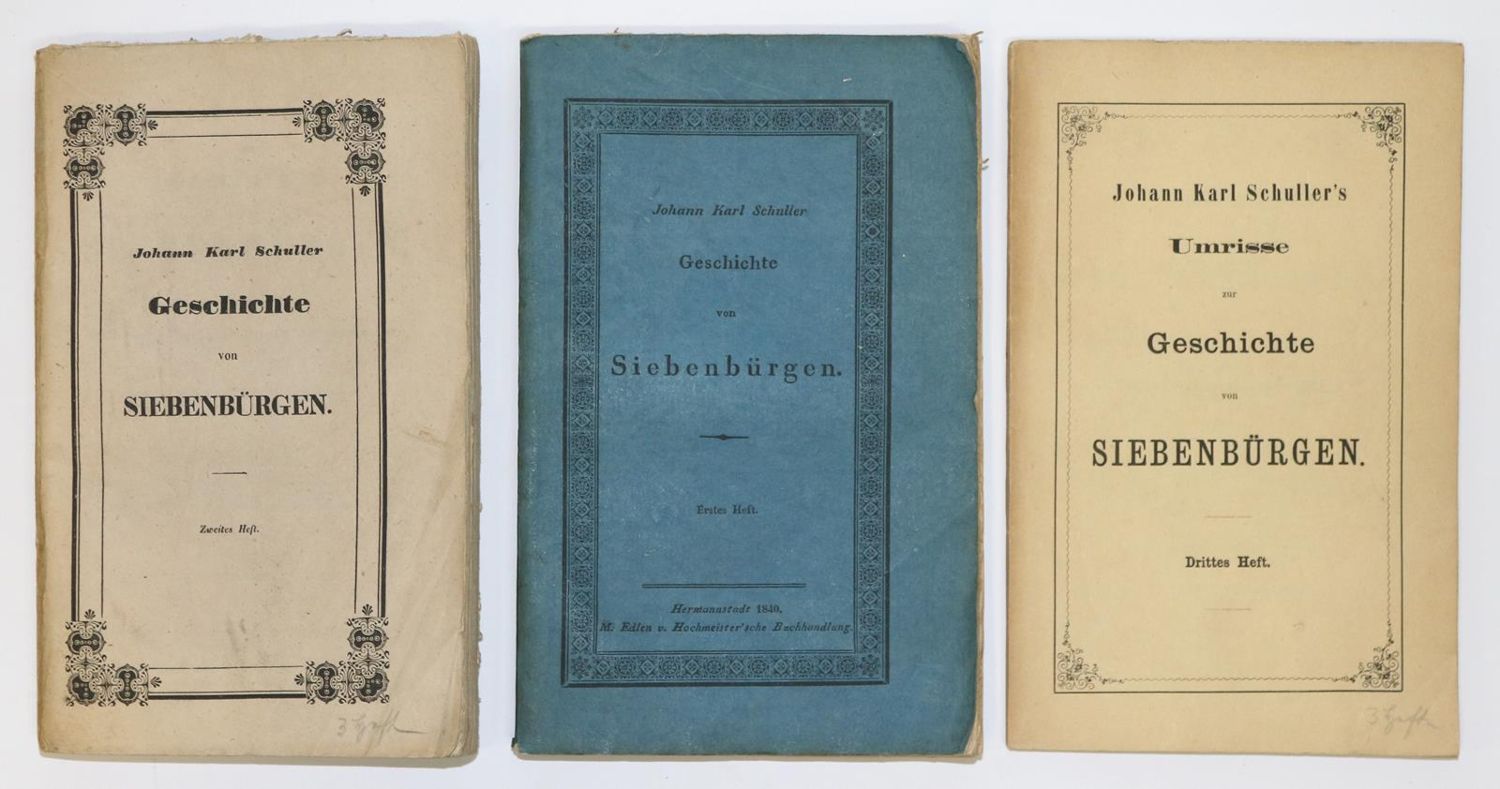 Große Abbildung Nr.1: 134-2046 Schuller,J.K.: (Verschiedene Länder - Geschichte, Rumänien, Siebenbürgen)