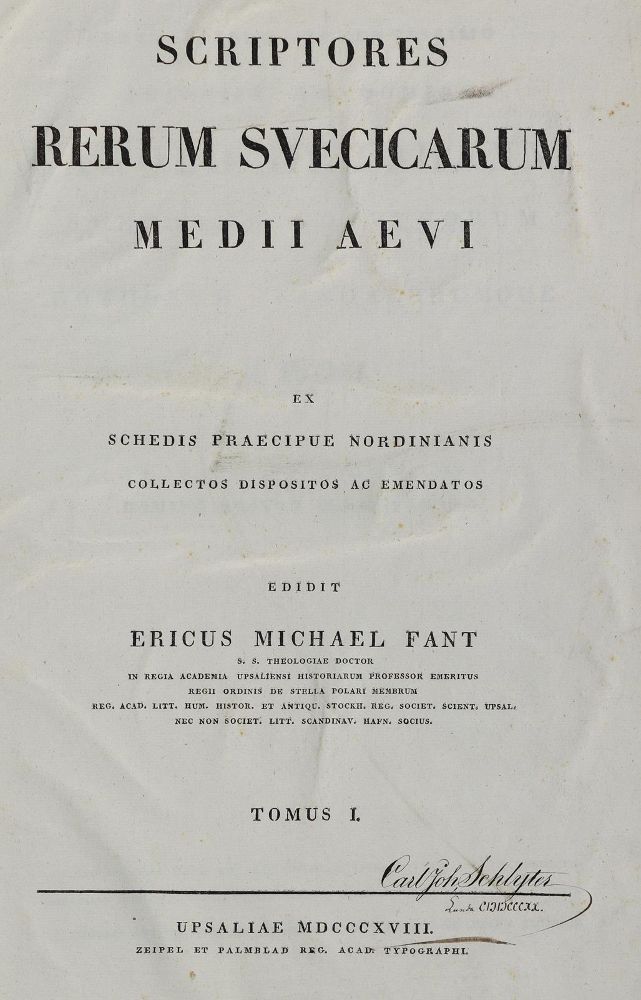 Große Abbildung Nr.1: 134-2058 Fant,E. u.a. (Hrsg.): (Verschiedene Länder - Geschichte, Schweden)