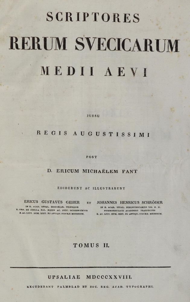 Große Abbildung Nr.3: 134-2058 Fant,E. u.a. (Hrsg.): (Verschiedene Länder - Geschichte, Schweden)