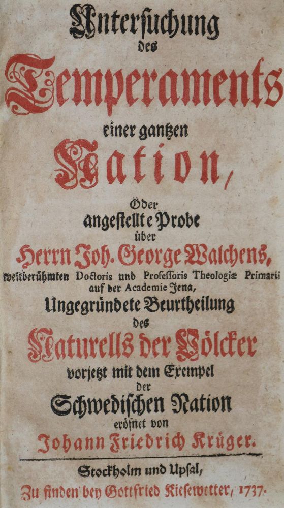 Große Abbildung Nr.1: 134-2062 Krüger (Kryger),J.F.: (Verschiedene Länder - Geschichte, Skandinavien)