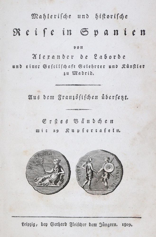 Große Abbildung Nr.2: 134-2067 Laborde,A.de.: (Verschiedene Länder - Geschichte, Spanien)