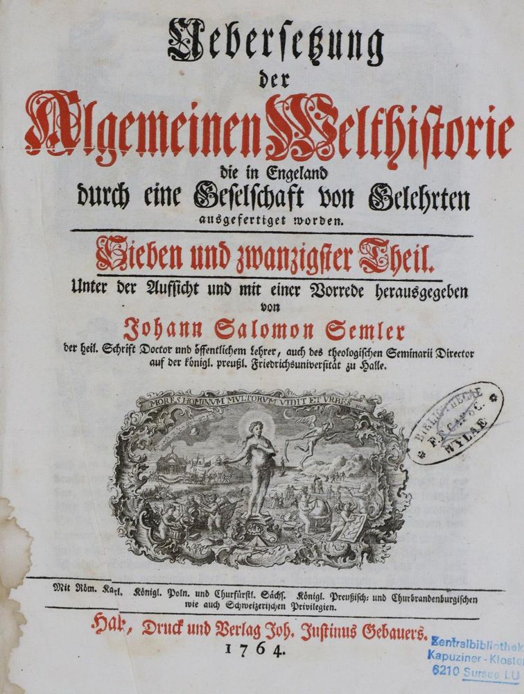 Große Abbildung Nr.1: 134-2074 Semler,J.S.: (Verschiedene Länder - Geschichte, Türkei)