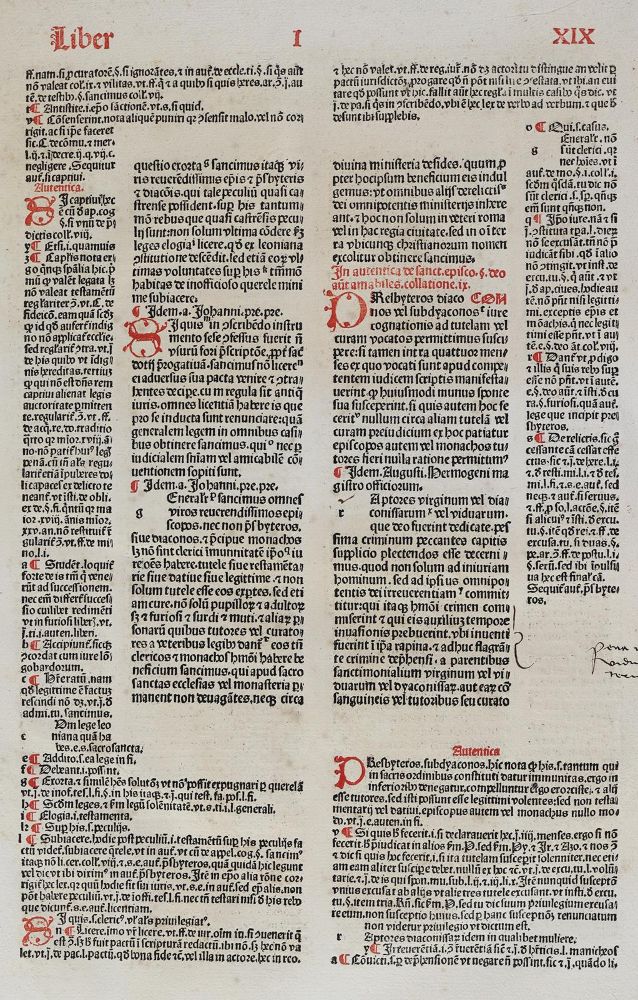 Große Abbildung Nr.2: 134-208 Justinianus: (Alte Drucke, Handschriften und Theologie)