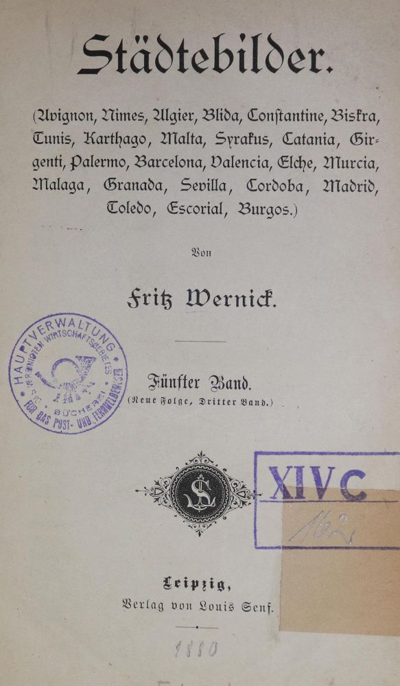 Große Abbildung Nr.0: 134-2082 Wernick,F.: (Verschiedene Länder - Geschichte)