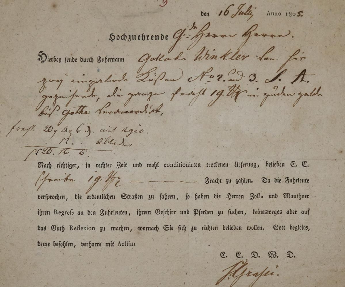 Große Abbildung Nr.1: 134-2097 Grassi, Josef,: (Autographen)
