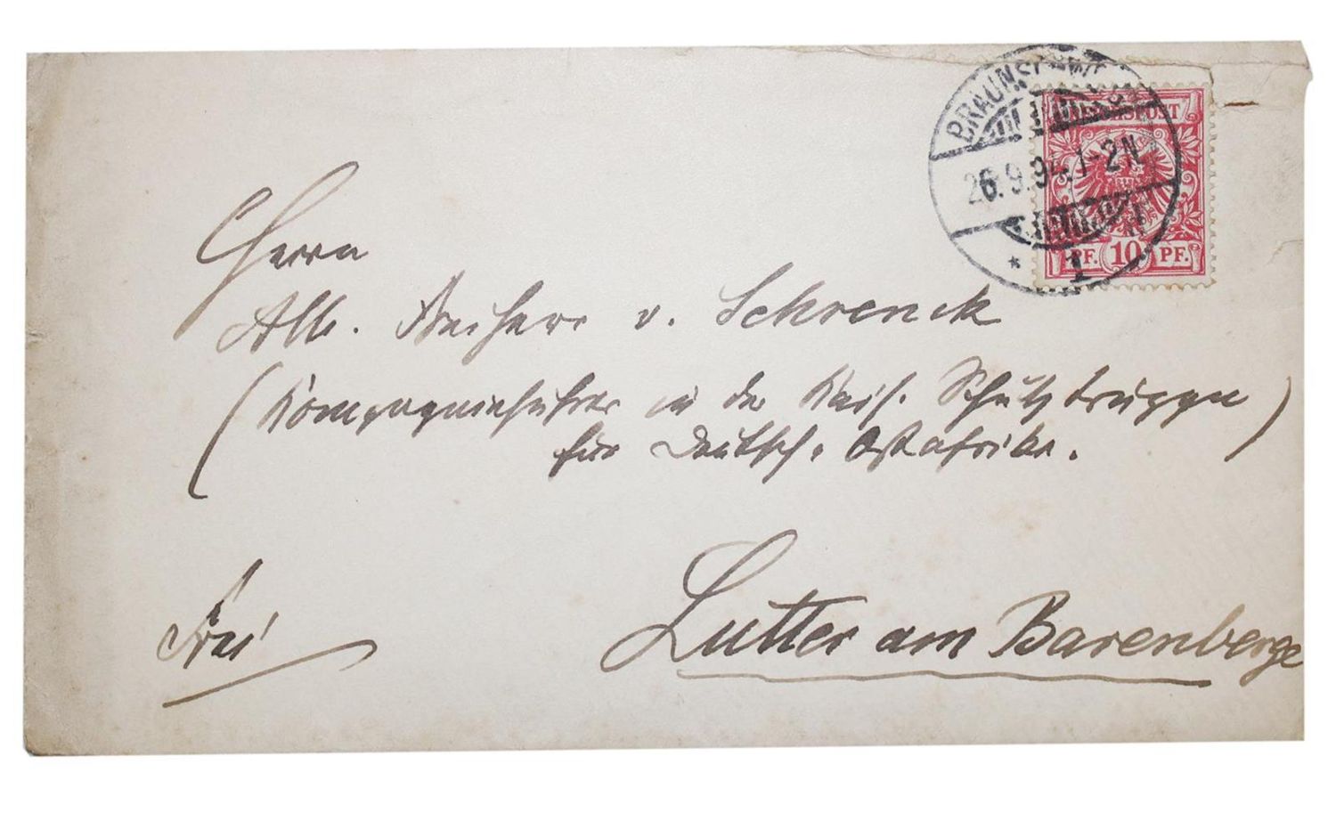 Große Abbildung Nr.2: 134-2117 Raabe, Wilhelm,: (Autographen)