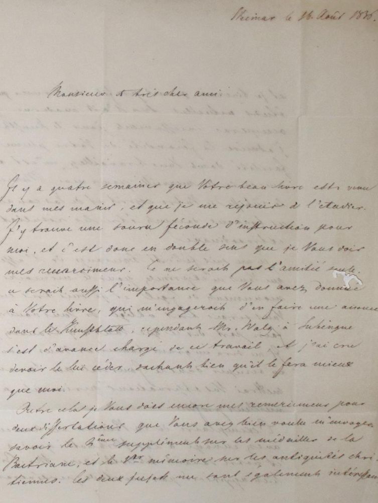 Große Abbildung Nr.1: 134-2122 Schorn, Ludwig von,: (Autographen)