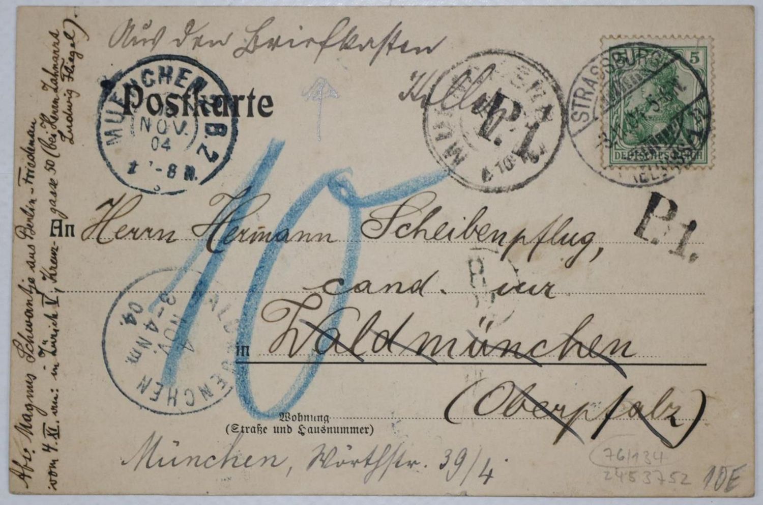 Große Abbildung Nr.1: 134-2126 Schwantje, Magnus,: (Autographen)