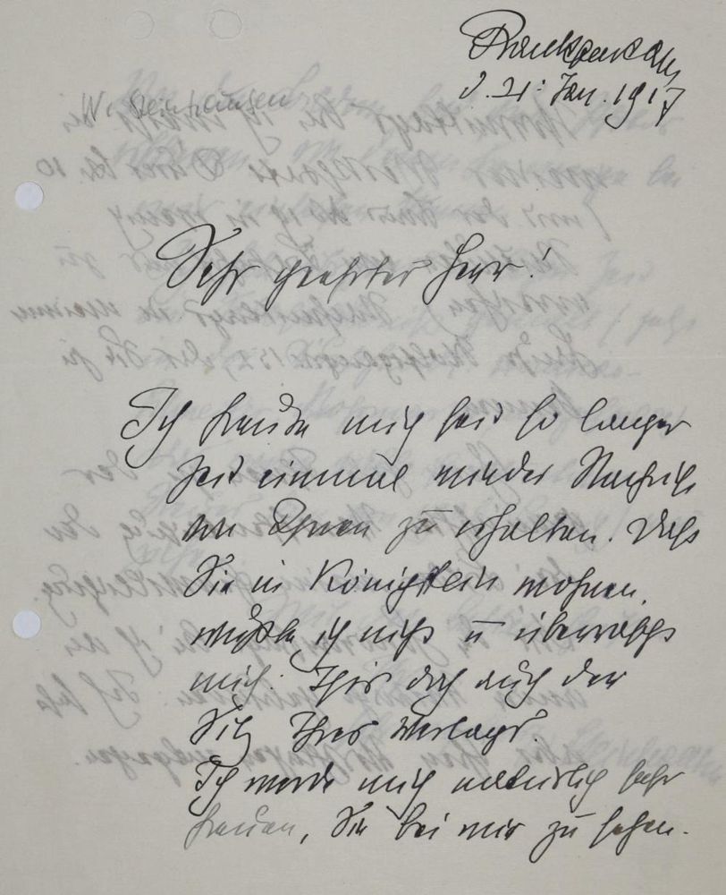 Große Abbildung Nr.1: 134-2129 Steinhausen, Wilhelm,: (Autographen)