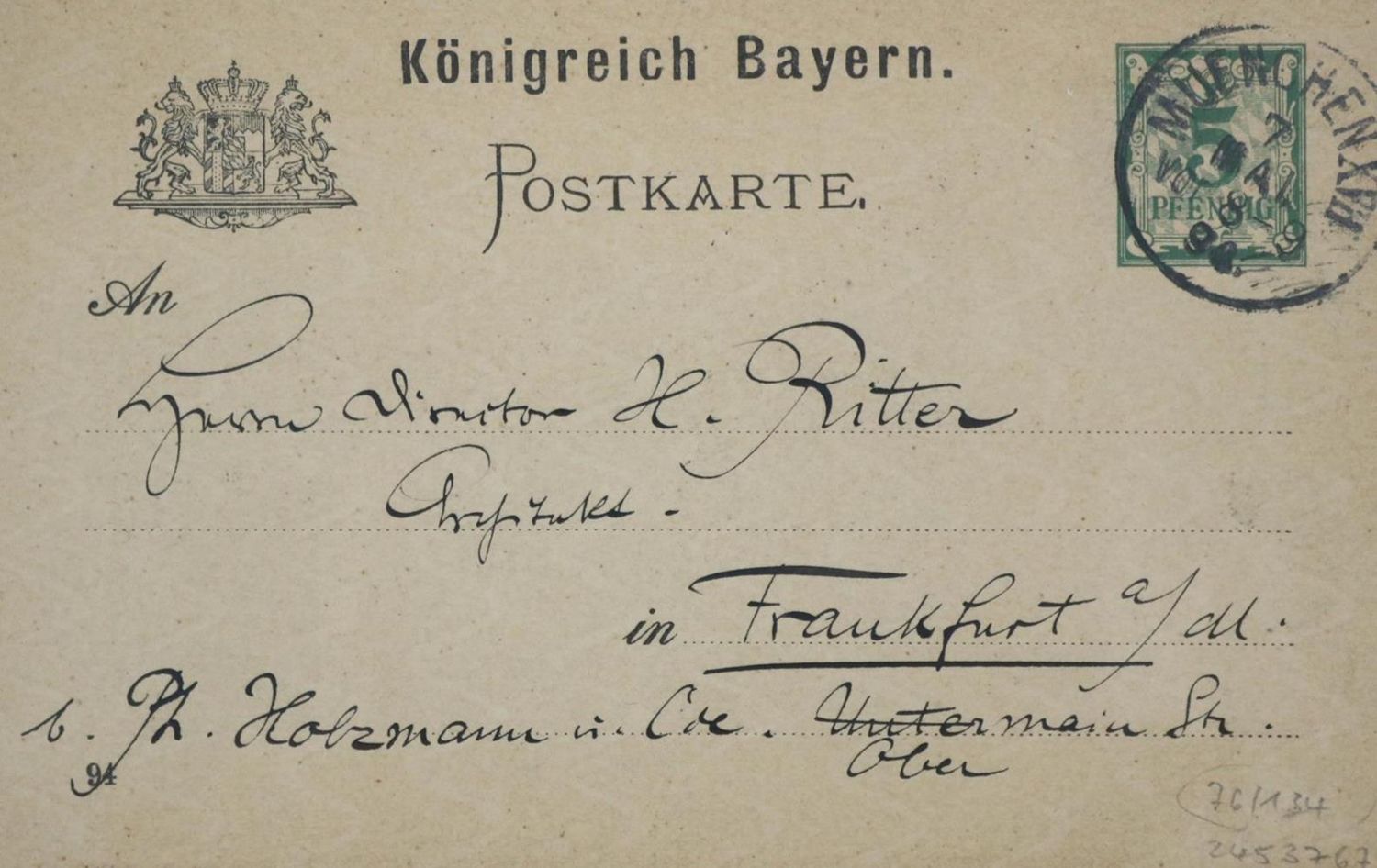 Große Abbildung Nr.1: 134-2132 Thiersch, Friedrich v.,: (Autographen)