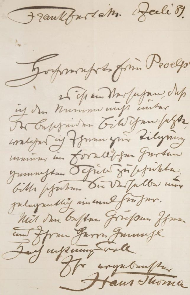 Große Abbildung Nr.1: 134-2133 Thoma, Hans,: (Autographen)