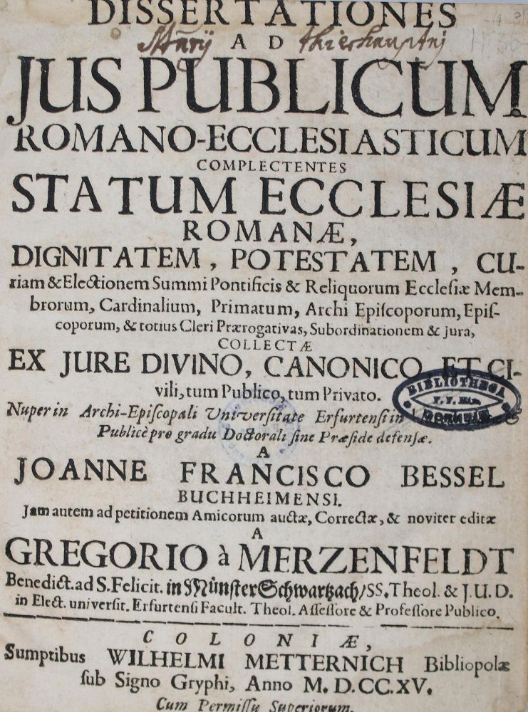 Große Abbildung Nr.1: 134-215 Kirchner,P.C.: (Alte Drucke, Handschriften und Theologie)