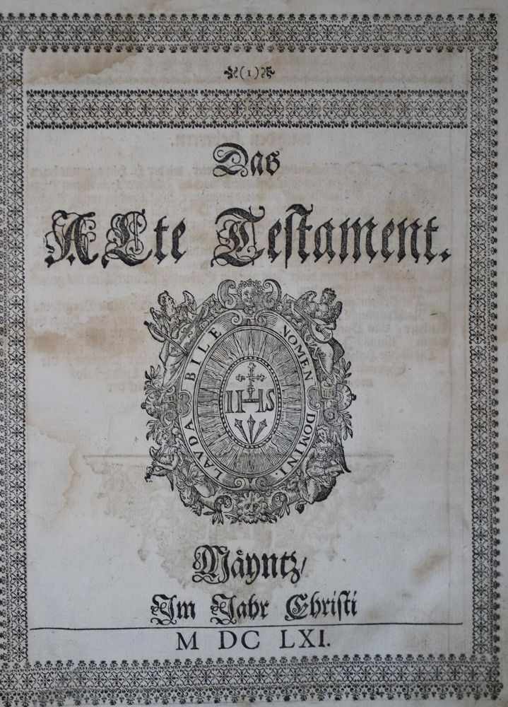 Große Abbildung Nr.1: 134-22 Biblia germanica.: (Bibeln)